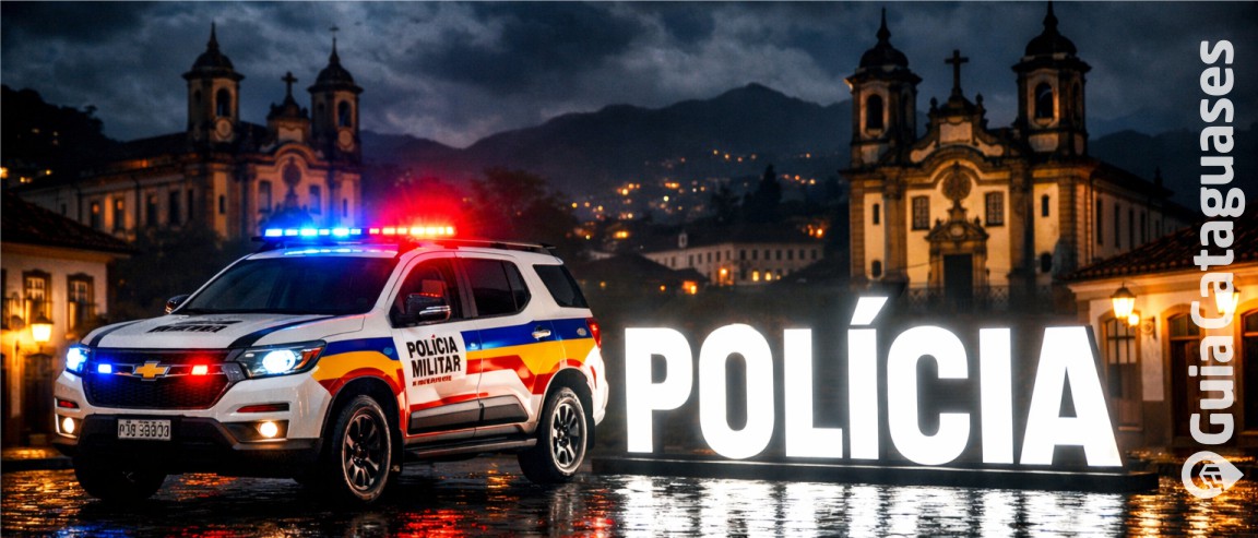 Videomonitoramento da PM evita furto a loja de celulares em Muriaé