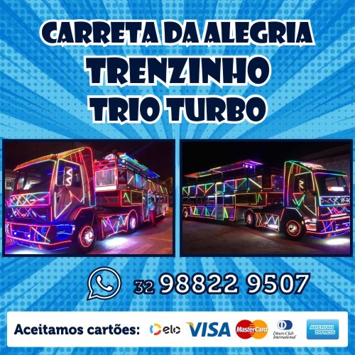 Carreta Trio Turbo Cataguases Trenzinho